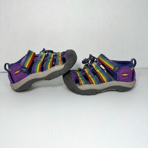 Keen Kids Newport H2 Multi Tillandsia Purple Outdoor Waterproof Sandals Size 9